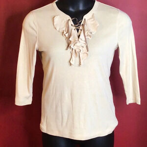 LRL LAUREN JEANS CO. RALPH LAUREN TOP SIZE M